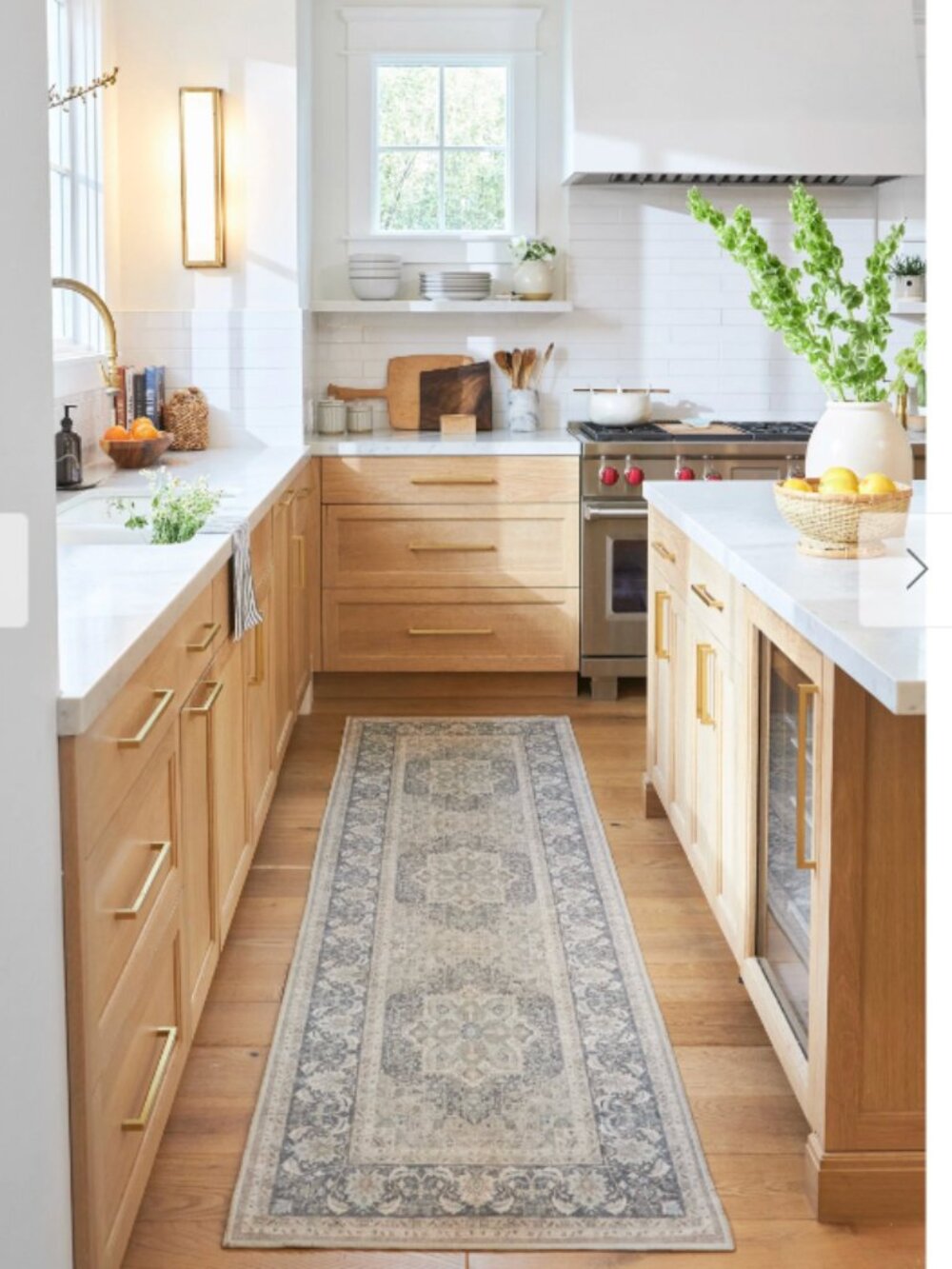 Ruggable Hendesi Heriz Abalone Flatwoven Rug - 2.5' x 12'